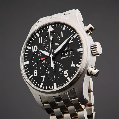 iwc pilot chrono back|iwc pilot chronograph automatic.